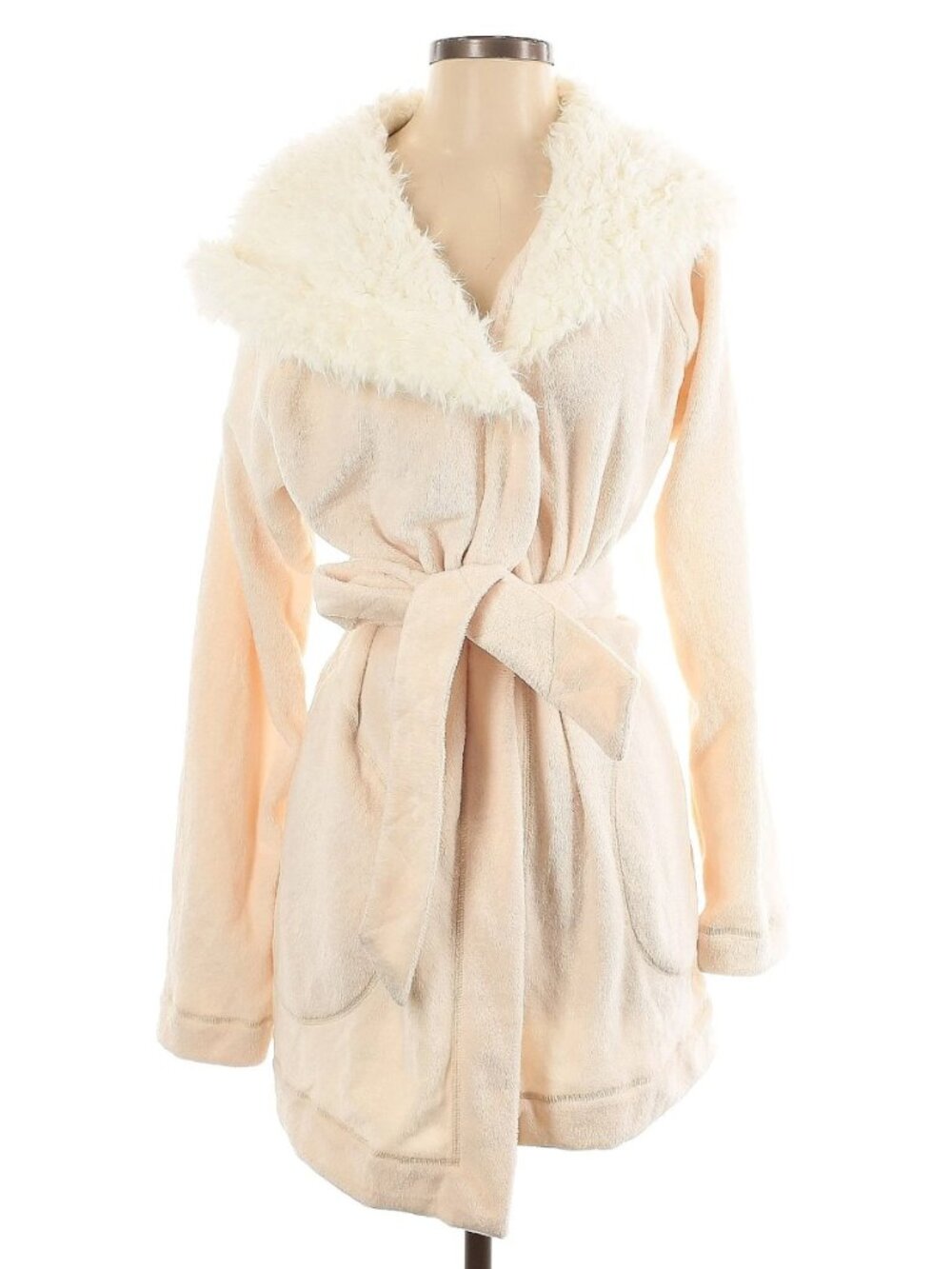 BNWT Free People Peachy Pink Plush Sherpa Bathrobe, Size S